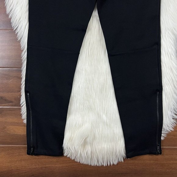 Madewell Women's Size 8 Black Skinny Ponte Knit Pants Zip Ankles 03661 - Picture 8 of 9